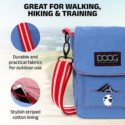 Walkie Bag - Navy & Red