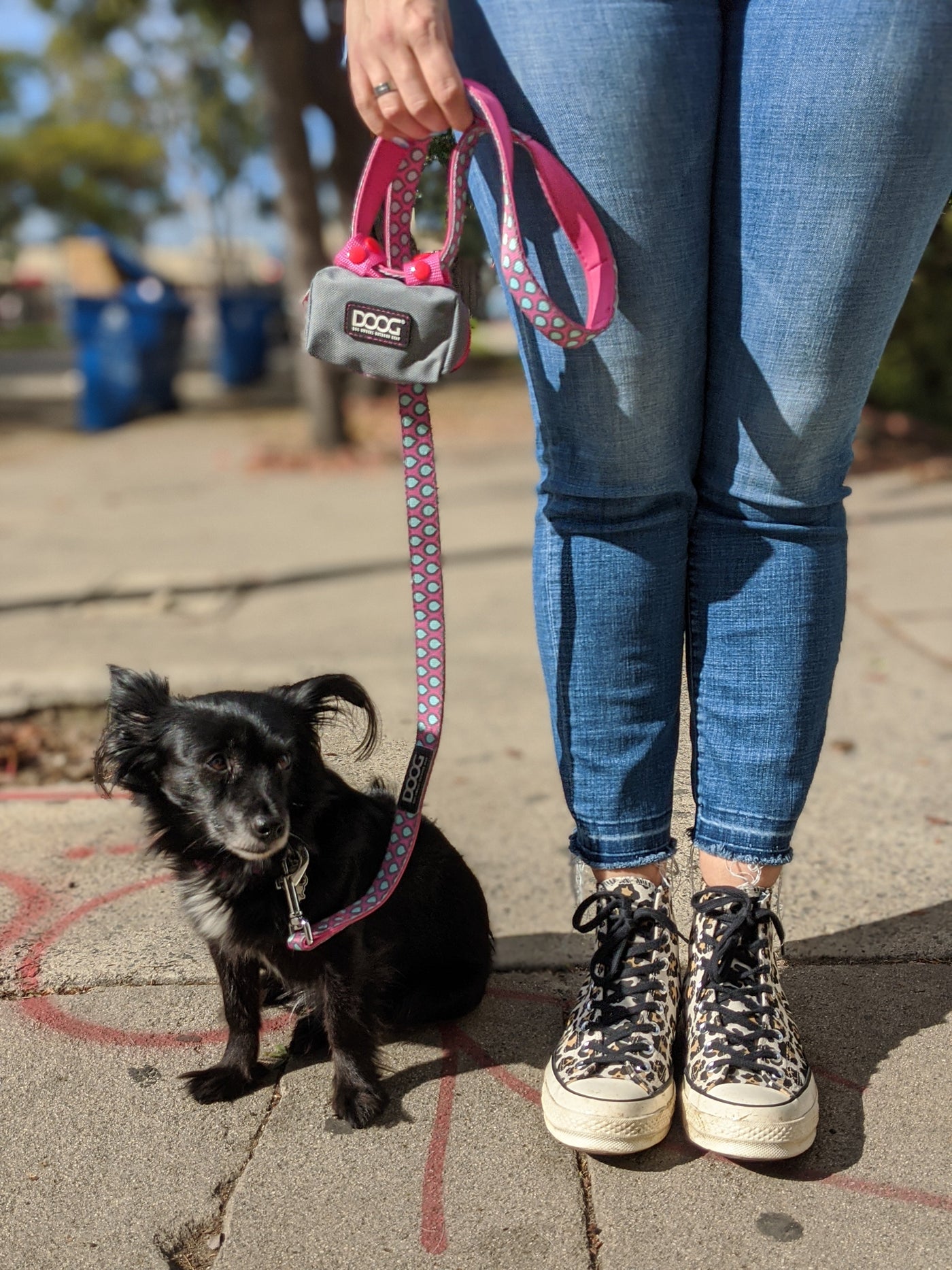 Walkie Pouch Pink Grey DOOGUSA