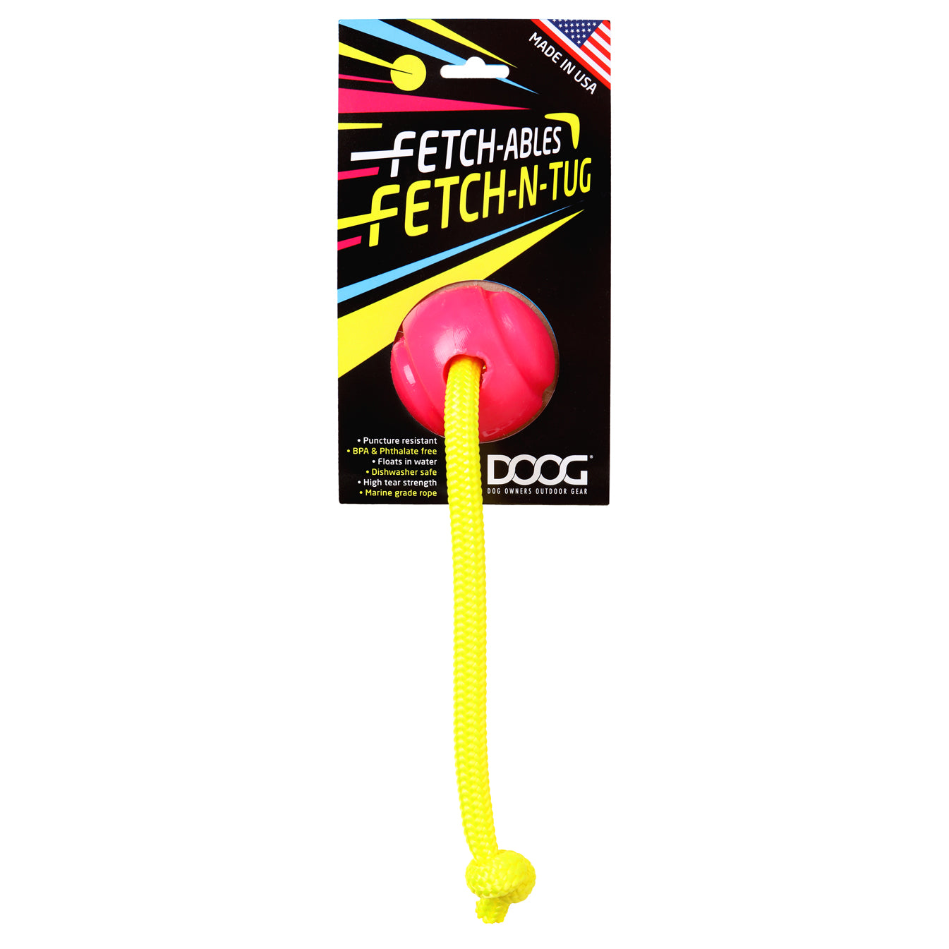 Fetch-Ables - Fetch-N-Tug Ball & Rope
