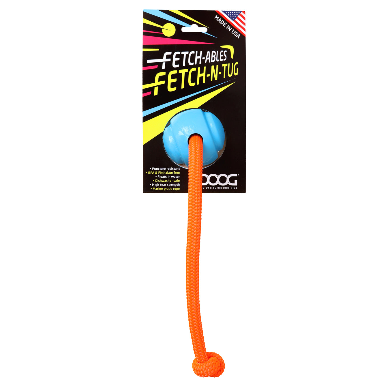 Fetchables - Fetch-N-Tug Ball & Rope