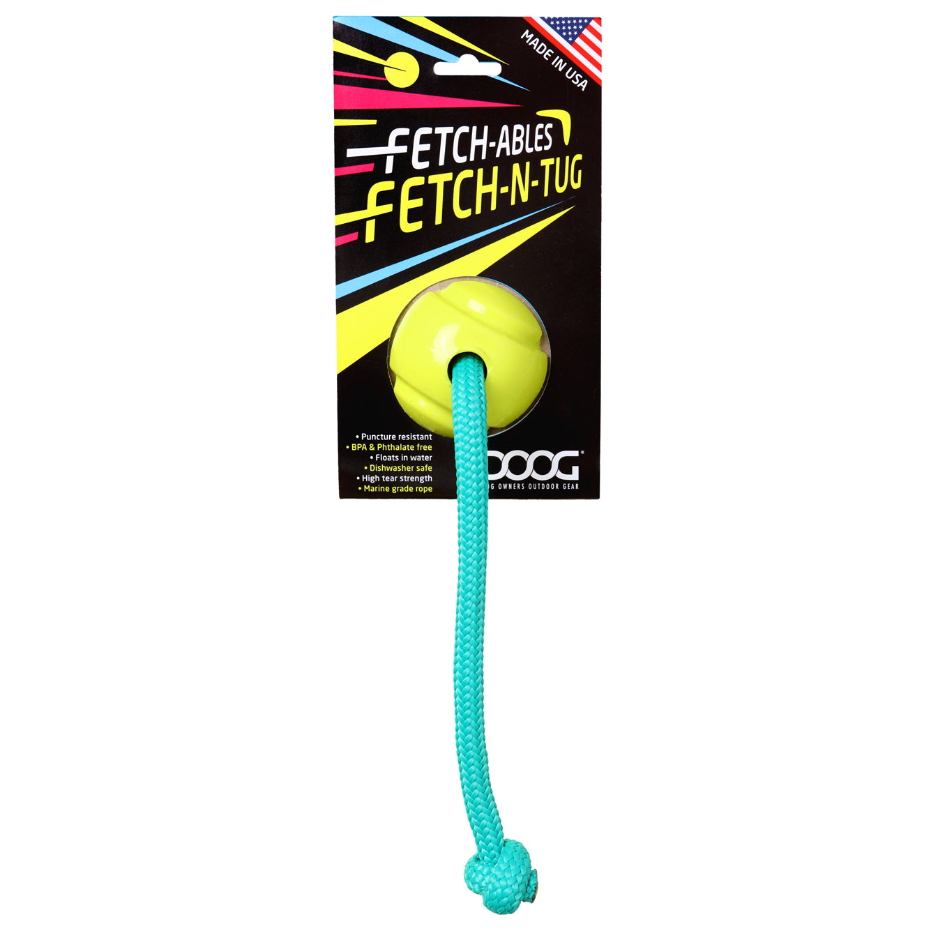 Fetchables - Fetch-N-Tug Ball & Rope