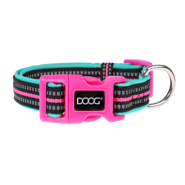 Neoprene Dog Collar RIN TIN TIN NEON DOOGUSA