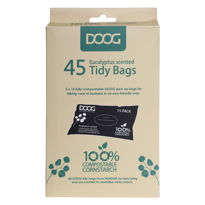 DOOG Compostable Tidy Bags - (3 packs of 15)