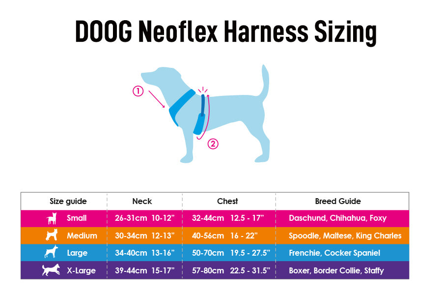 Neoflex Soft Harness - RIN TIN TIN (NEON)