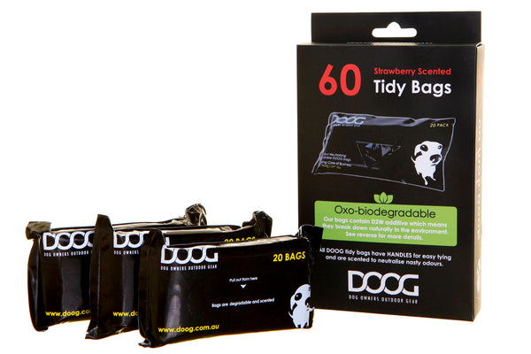 DOOG Biodegradable Pick-Up Bags (3 packs of 20) – DOOGUSA