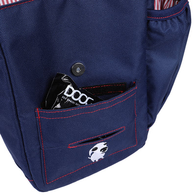 Walkie Bag - Navy & Red