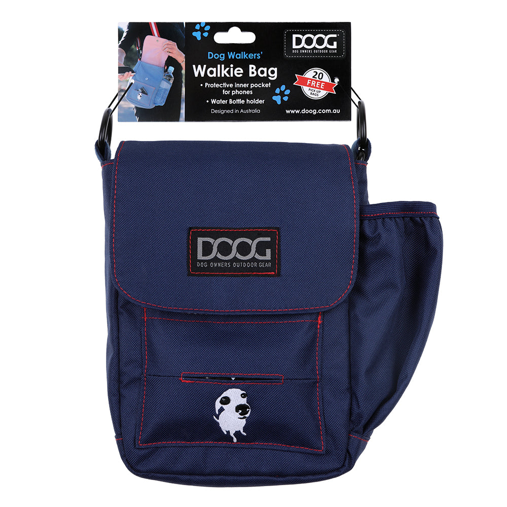 Walkie Bag - Navy & Red – DOOGUSA