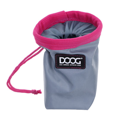 Good Dog Treat & Training Pouch - Grey & Pink (Small)
