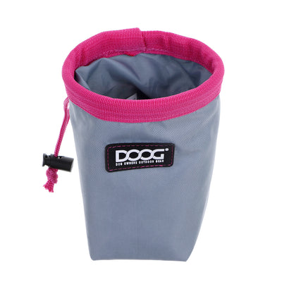 Good Dog Treat & Training Pouch - Grey & Pink (Small)