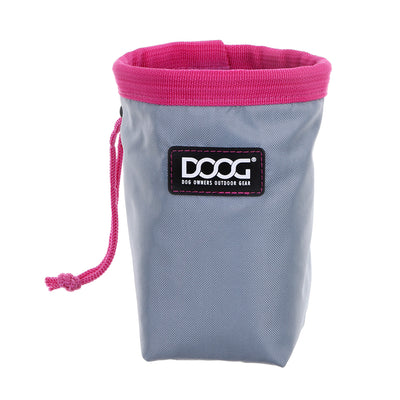 Good Dog Treat & Training Pouch - Grey & Pink (Small)