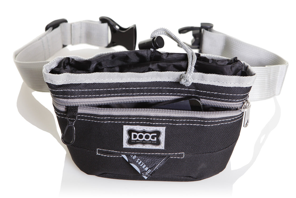 Good Dog Treat & Training Pouch -BLACK, Large
