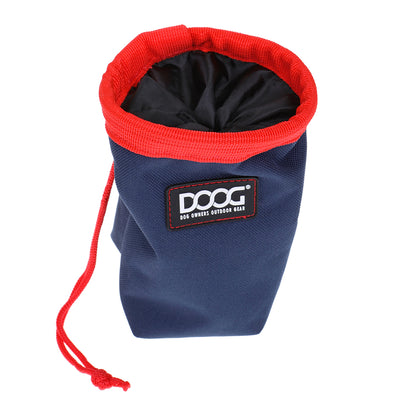 Good Dog Treat & Training Pouch - Navy & Red (Small)