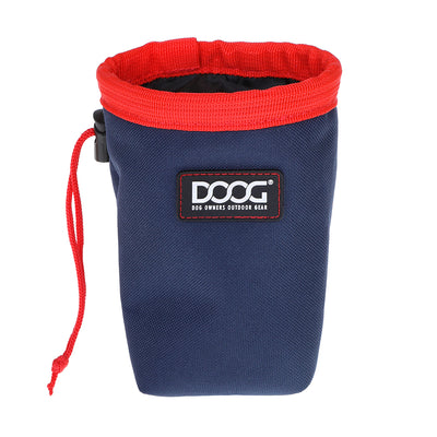 Good Dog Treat & Training Pouch - Navy & Red (Small)
